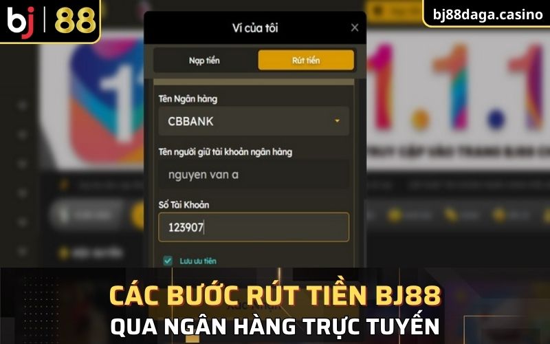 Các bước rút tiền qua ngân hàng trực tuyến dễ dàng 