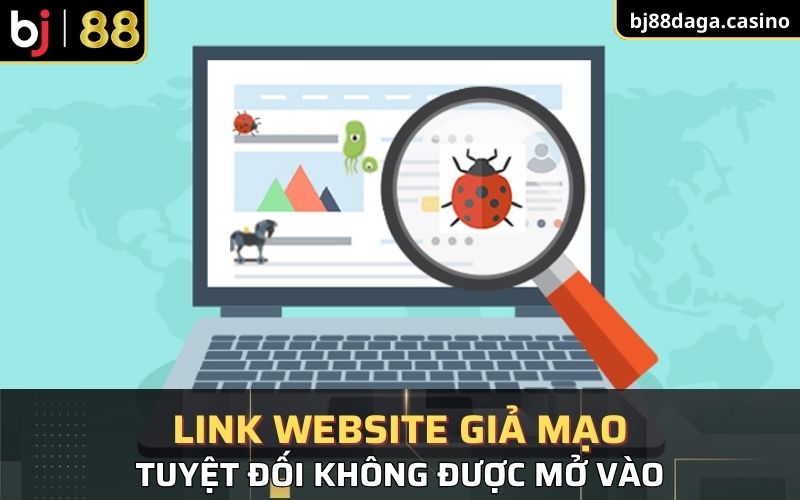 Tuyệt đối không mở vào đường link website giả mạo 