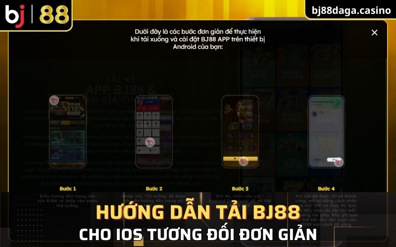 Hướng dẫn tải app BJ88 cho iOS tương đối đơn giản 